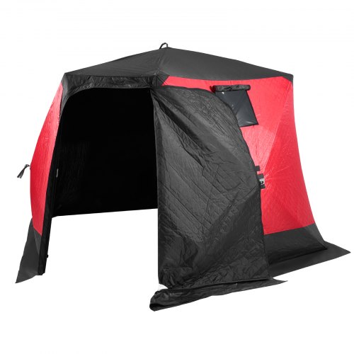 VEVOR Angelzelt 4-6 Personen Anglerschirm Pop Up Zelt Eisangelzelt 3,3x3,3x2m