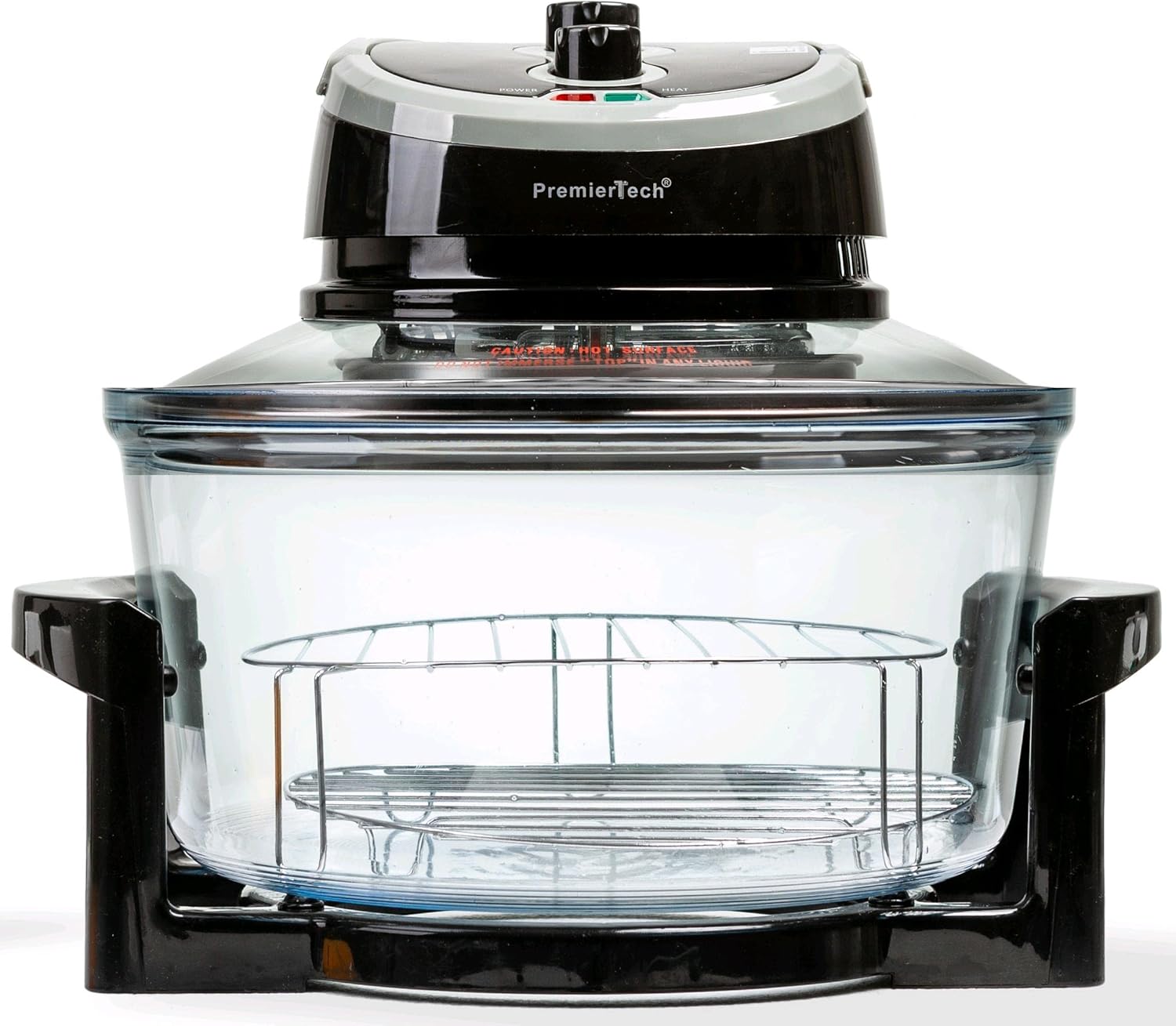PremierTech Forno Alogeno ad Aria Ventilato, 17 litri, 1400 watt, Cuoce Senza Olio, Gratina, Arrostisce, Scongela, Essicca, Sterilizza, Bianco, PT-FA12