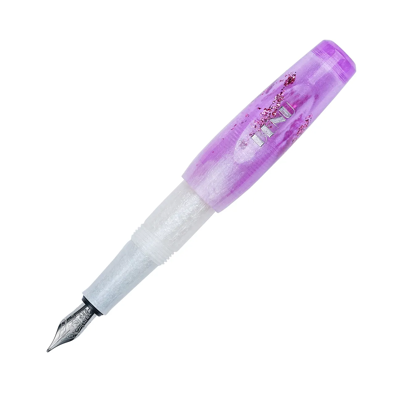 Benu Pixie Pocket Fountain Pen - Icy Violet