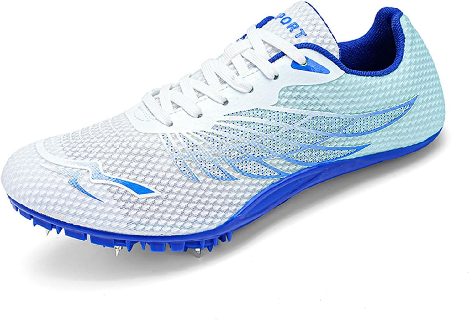 BLBK Spikes - Scarpe da atletica leggera da uomo, a 8 unghie, unisex, per atletica leggera