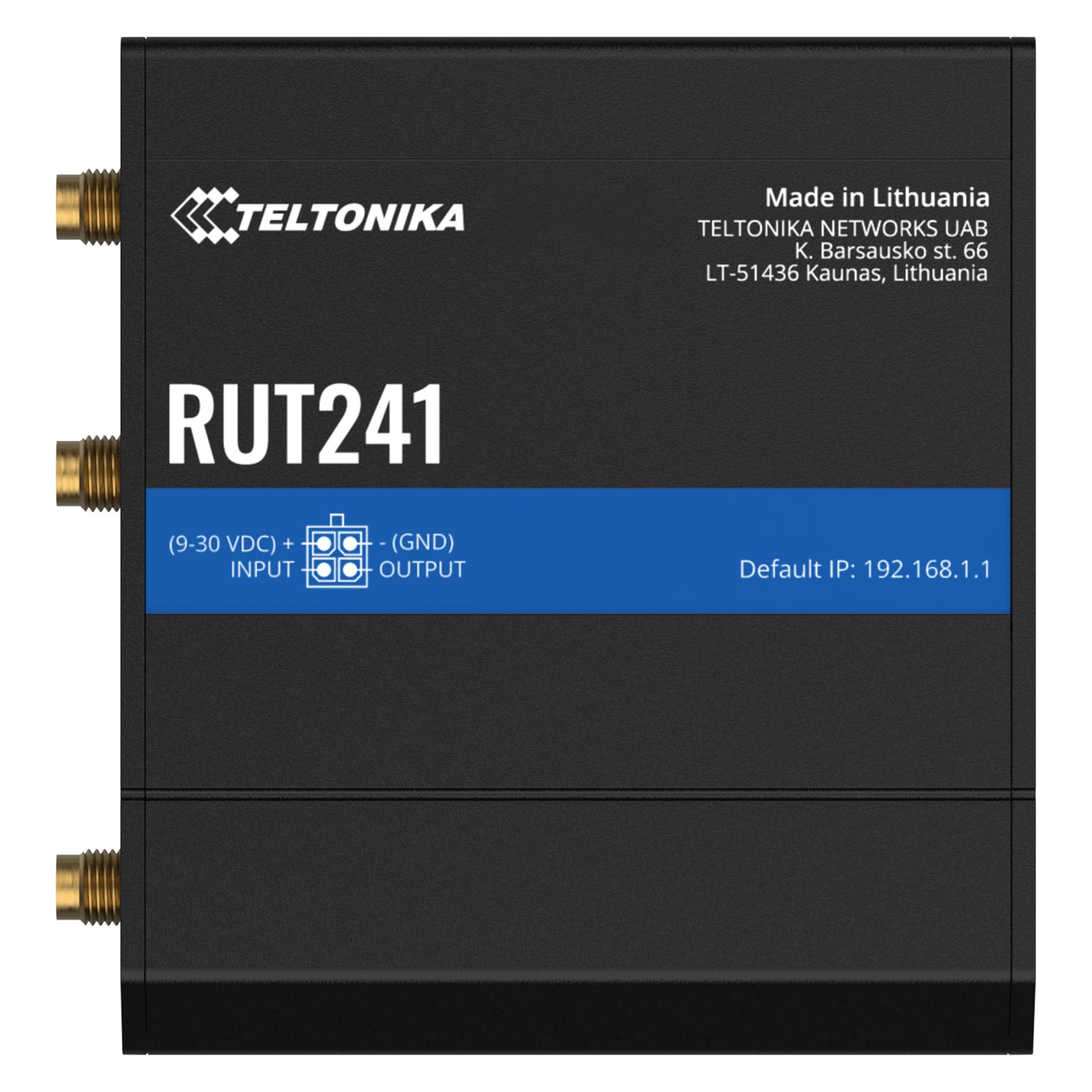 4G LTE Industrie-Router RUT241 Cat 4 Dualband-WLAN 2x Ethernet Failover RMS-Fernverwaltung mit SIM-Karten-Unterstützung