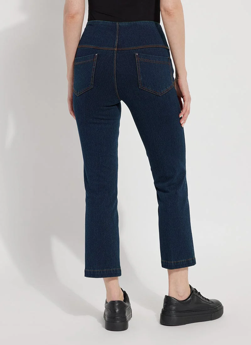 Ankle Baby Bootcut Jeans in Indigo by Lysse