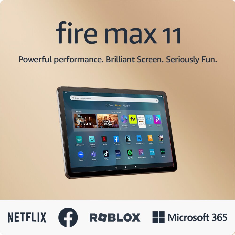 Amazon &ndash; Fire Max 11 tablet, vivid 11&prime;&prime; display, octa core processor, 4 GB RAM, 14 hour battery life, 64 GB &ndash; Gray