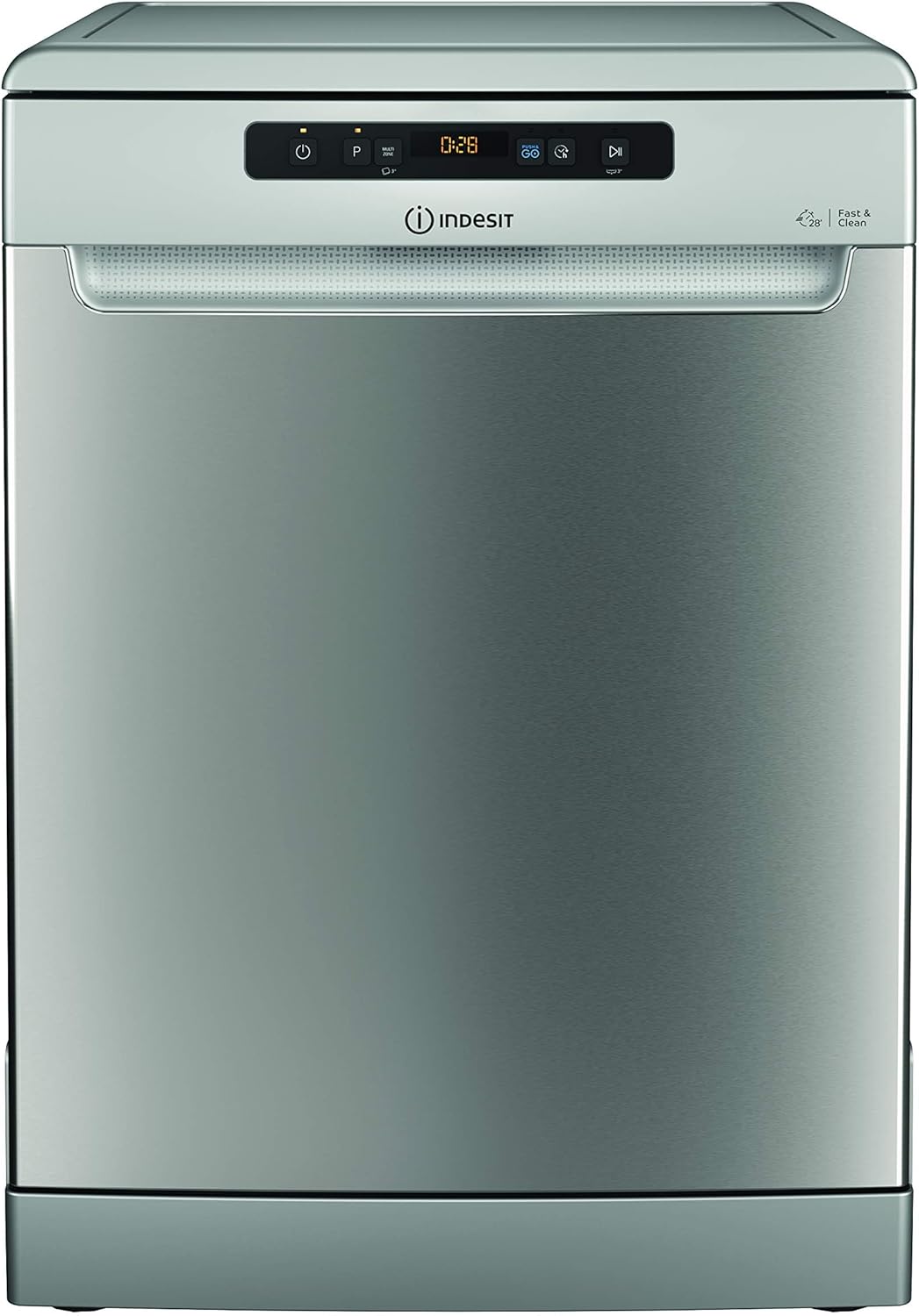 Indesit IN2FD14BNP80W, Dishwasher Freestanding Width 60 cm, Depth 59 cm, Height 85 cm, Dishwasher Outdoor With Capacity 14 Place Settings, Energy Class D
