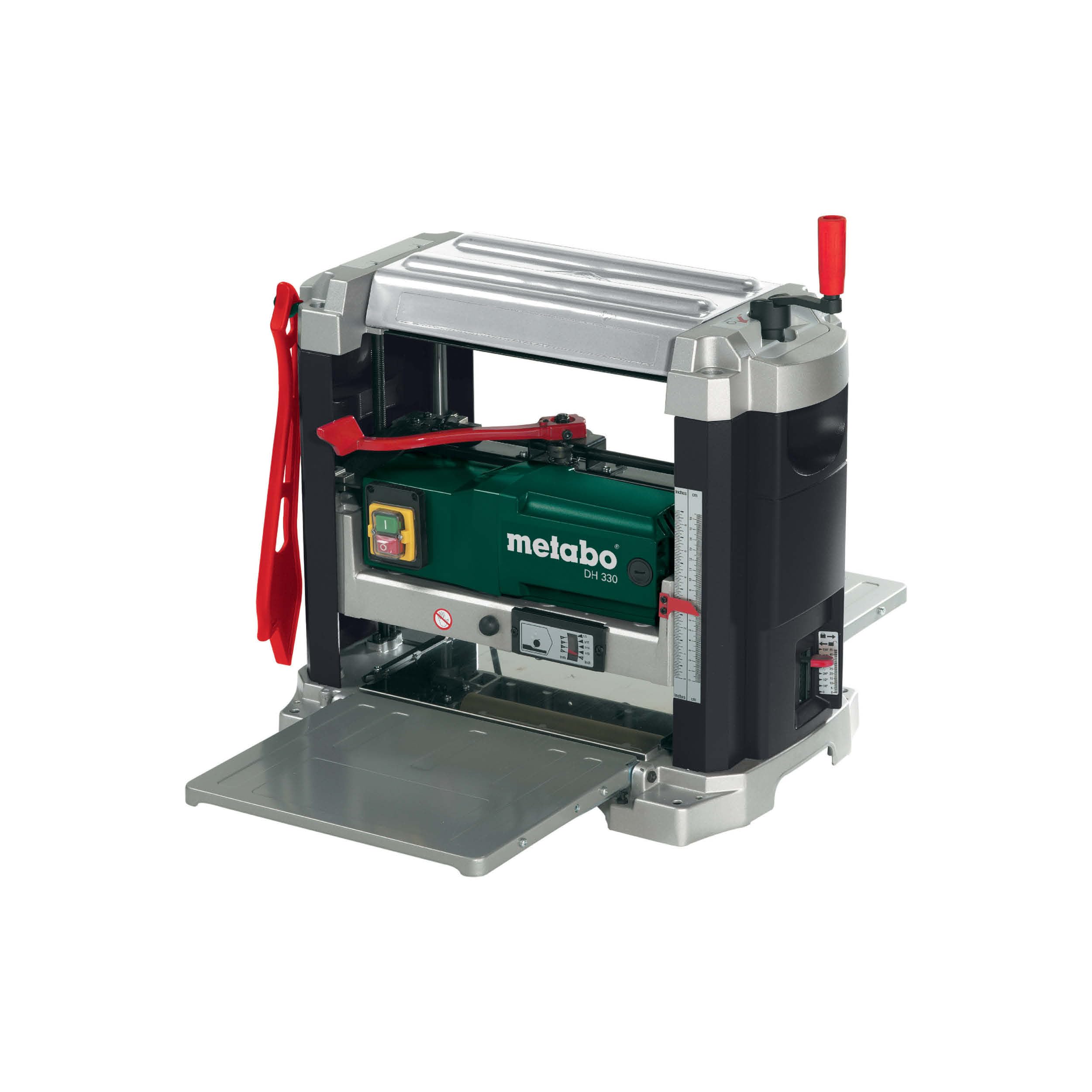Metabo Dickenhobel DH 330 mobile Hobelmaschine mit 1800 W und HSS Messer für präzise Holzbearbeitung