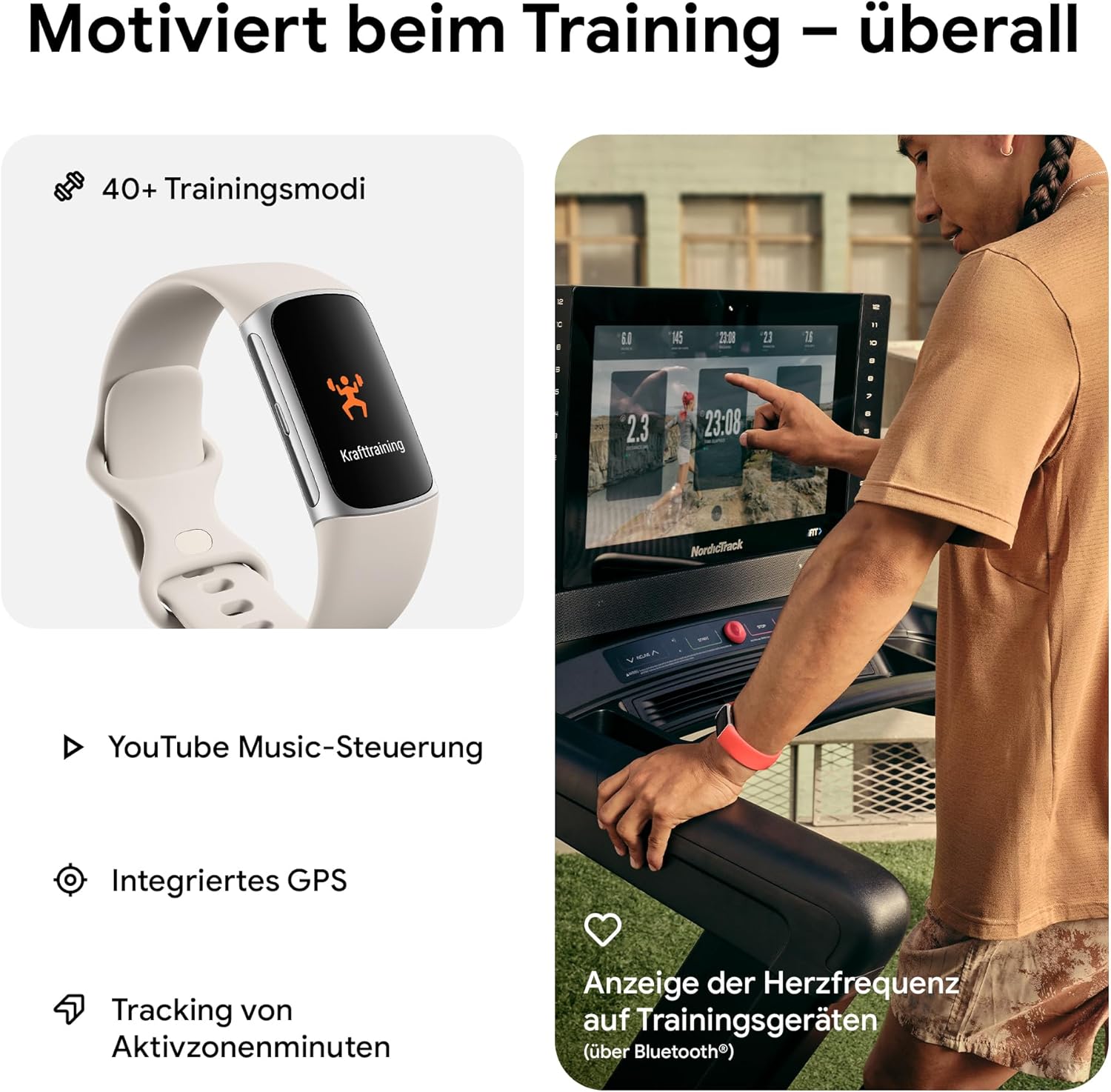 Fitbit by Google Charge 6 Aktivitätstracker enthält EIN 6 monatige Premium Mitgliedschaft & by Google Charge 6 Aktivitätstracker enthält EIN 6 monatige Premium Mitgliedschaft