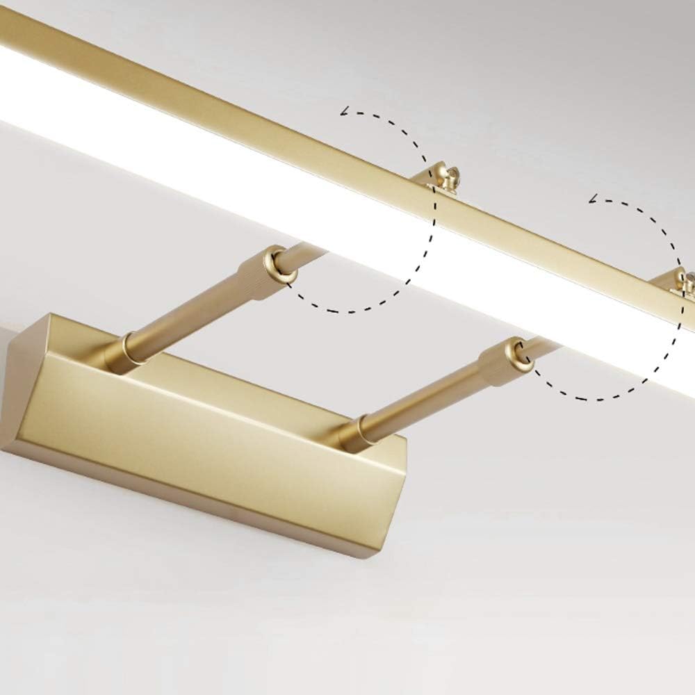 Skalierbare Led-Schminkspiegel Frontlampe - Metall-Badezimmerleuchte Schönheits-Make-Up Wandlampe Spiegellampe Bild Frontlampe/L 50Cm