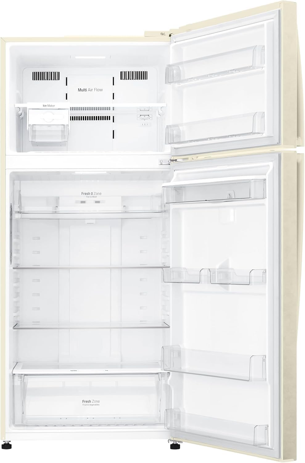 GTF744SEPED Frigorifero Doppia Porta, Classe E, 509l, Wi-fi, Door Cooling, Gestione Umidità, Dispenser Acqua, Cassetto 0 Gradi, Fabbricatore Del Ghiaccio, Compressore Smart Inverter Sabbia
