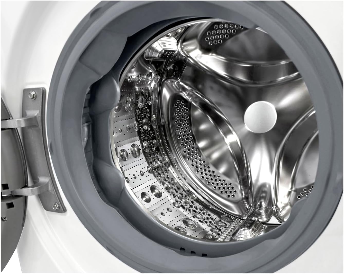 LG F4WV7080, Klasse A, Frontlader-Waschmaschine 8 kg, 1400 U/Min, AI Direct Drive, Wi-Fi, Tiefenreinigung mit Dampf, Groe Kapazitt, TRIPLE A, Auentür aus Sicherheitsglas, 62 x 60 x 85 cm Wei