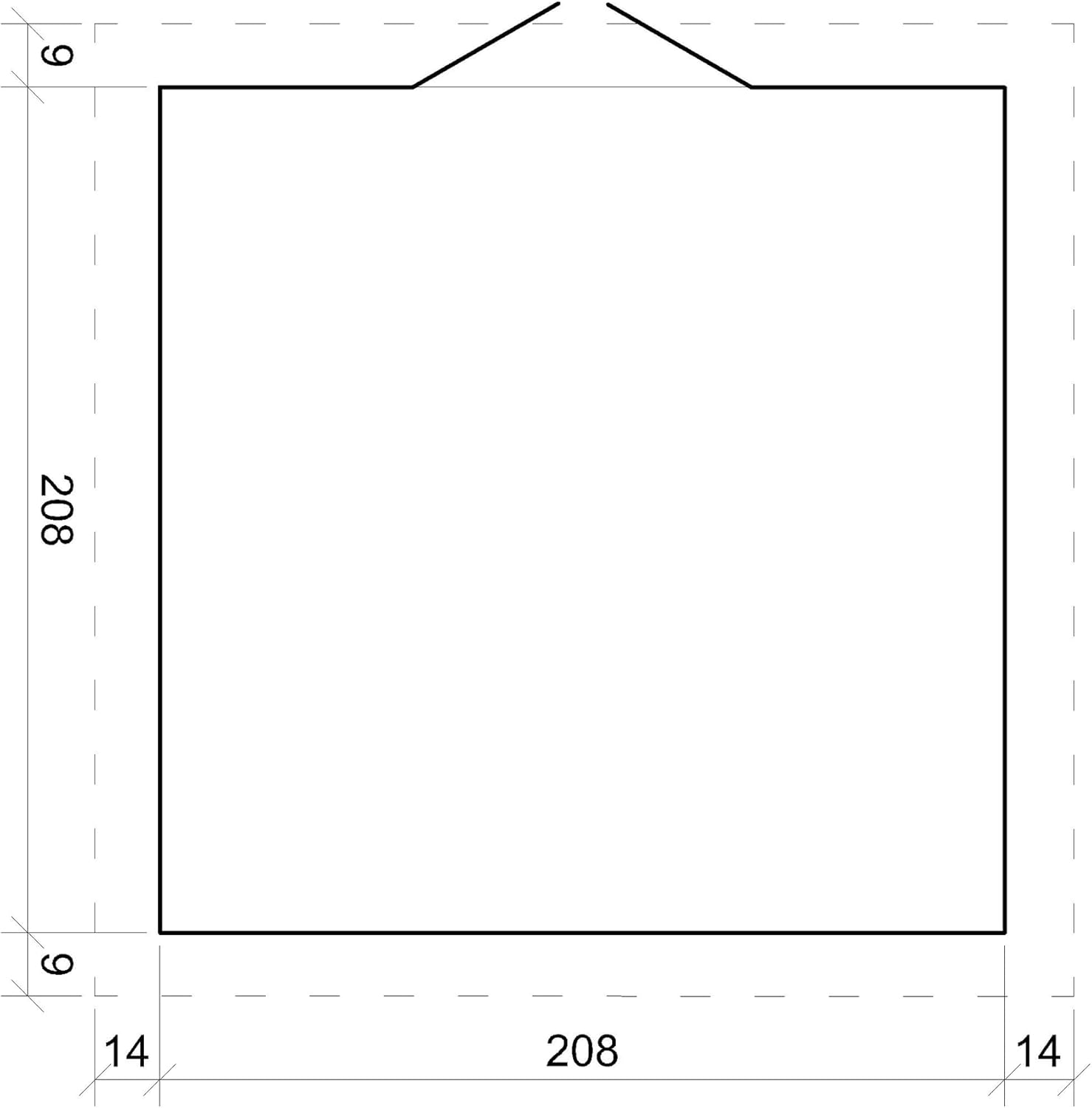 Gartenhaus Holz - Geräteschuppen Holz - Gerätehaus Hochwertige abschließbare Tür B236xL226xH218 cm/ 4,33 m2 - Fahrrad Schuppen - Gartenhäuser & aufbewahrung Wasserfestes Dach TIMBELA M369F