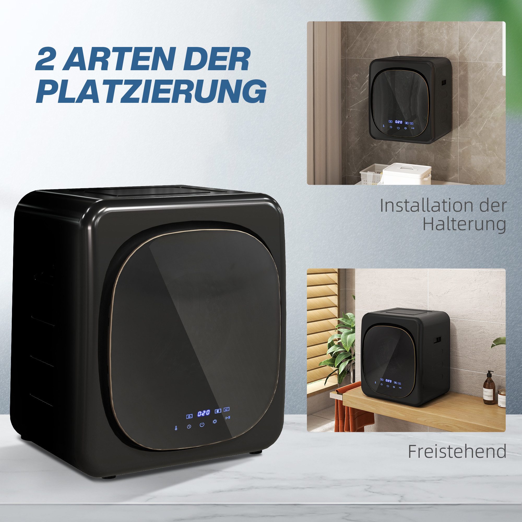 Waschtrockner B61-011V90BK