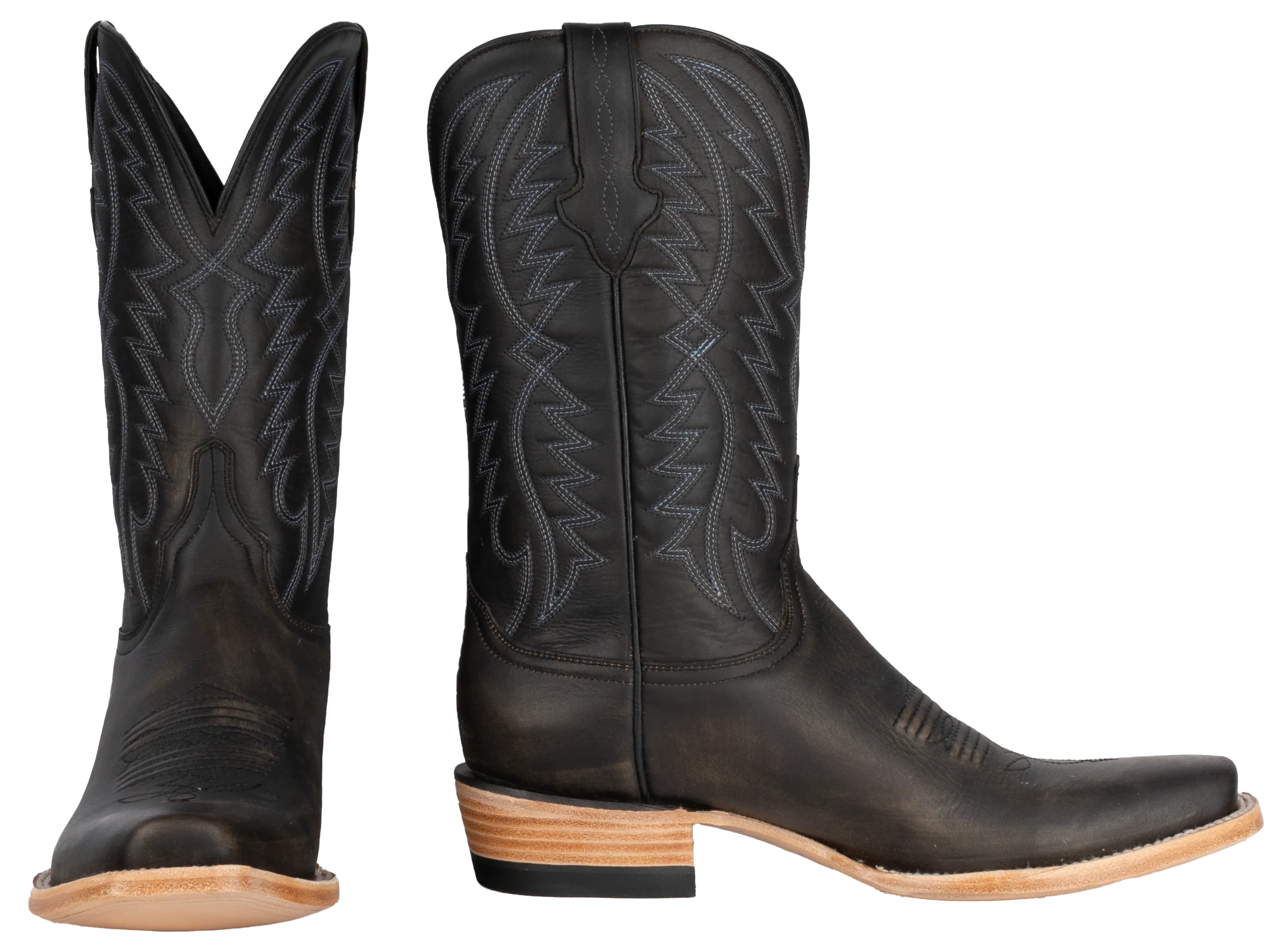 Resistol Boots Harman Black - Cutter Toe