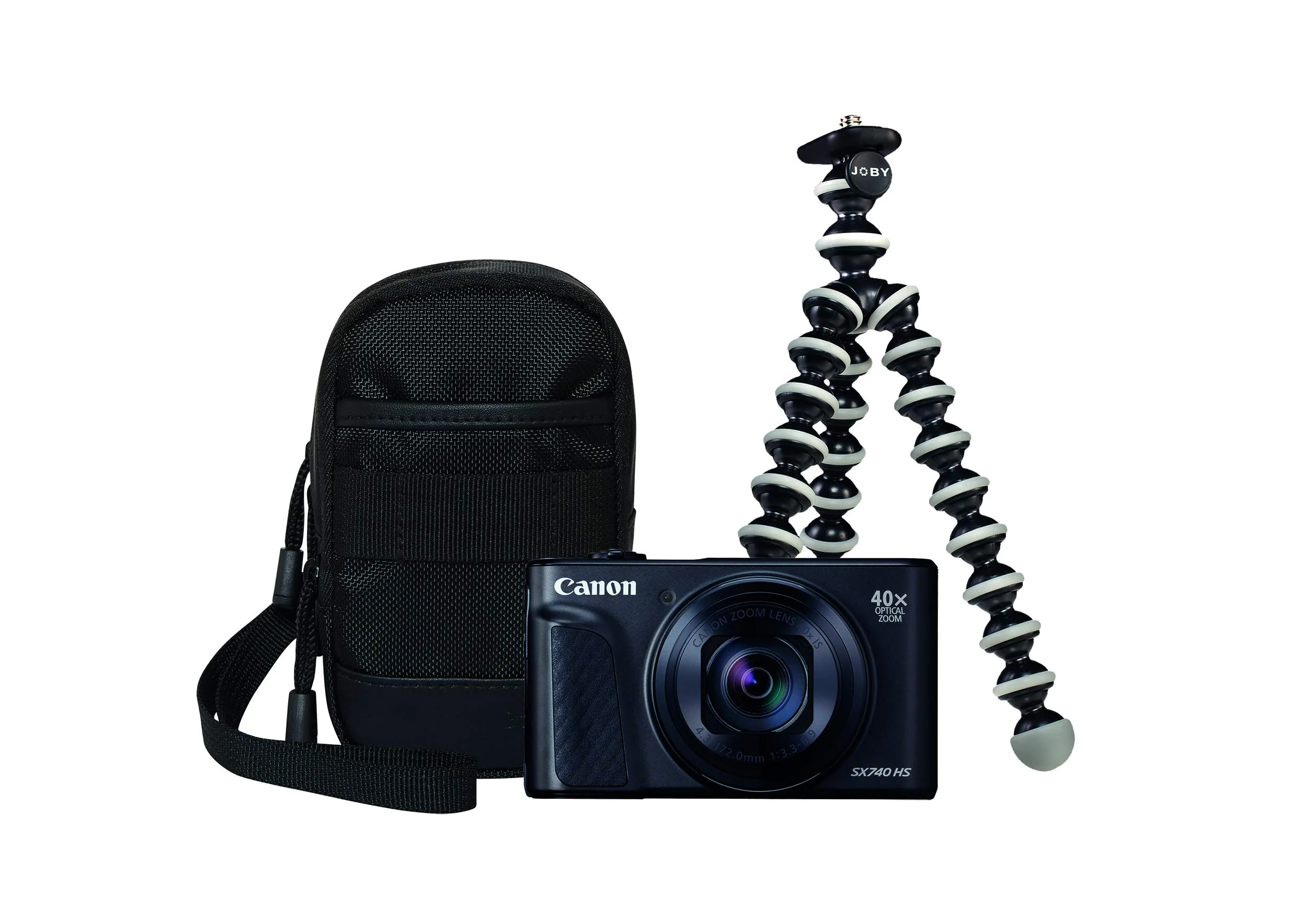 Canon PowerShot SX740 HS Kompaktkamera – 40x Zoom, 4K, 20,3MP, WLAN, DIGIC 8, Schwarz