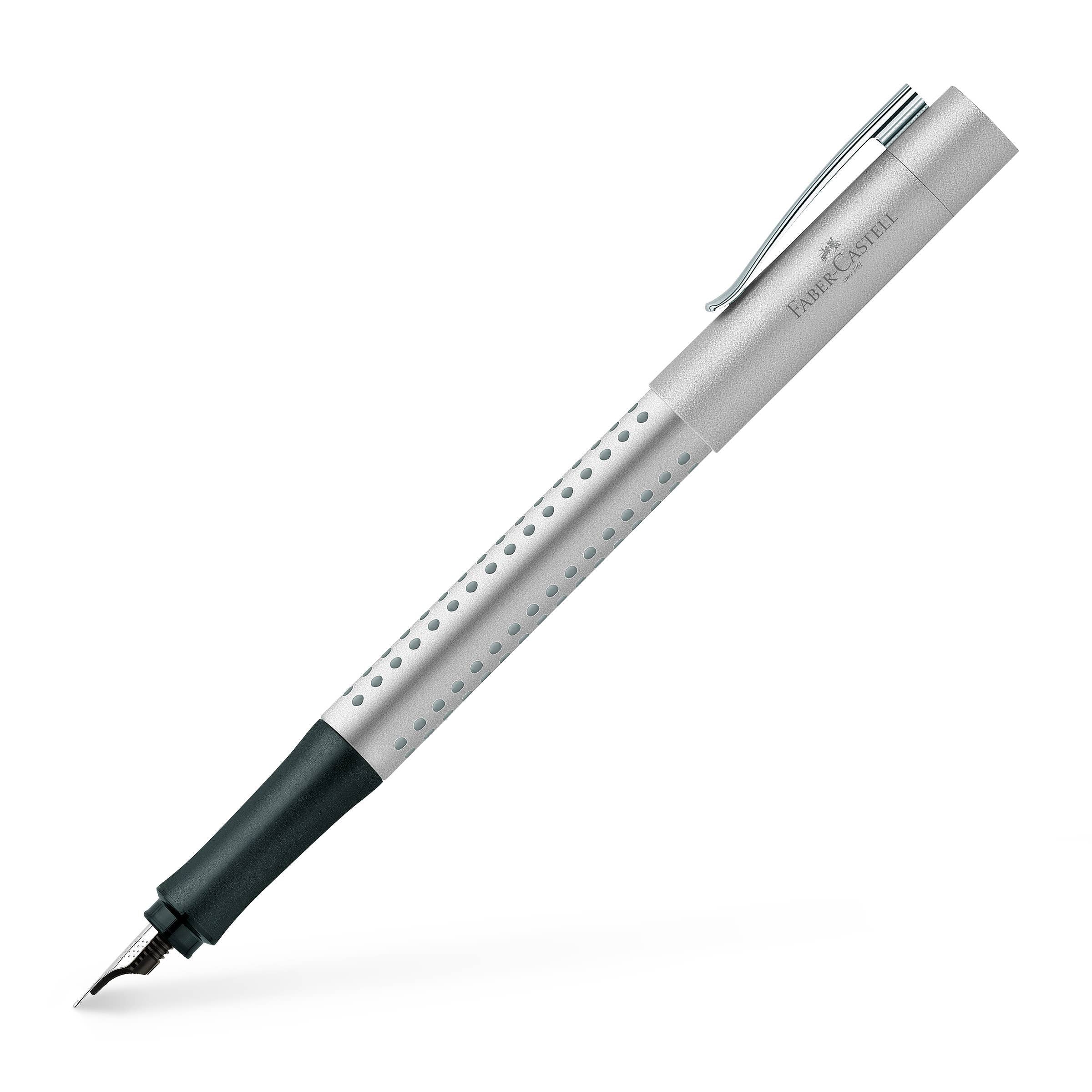Faber-Castell Grip 2011 Fountain Pen, Silver