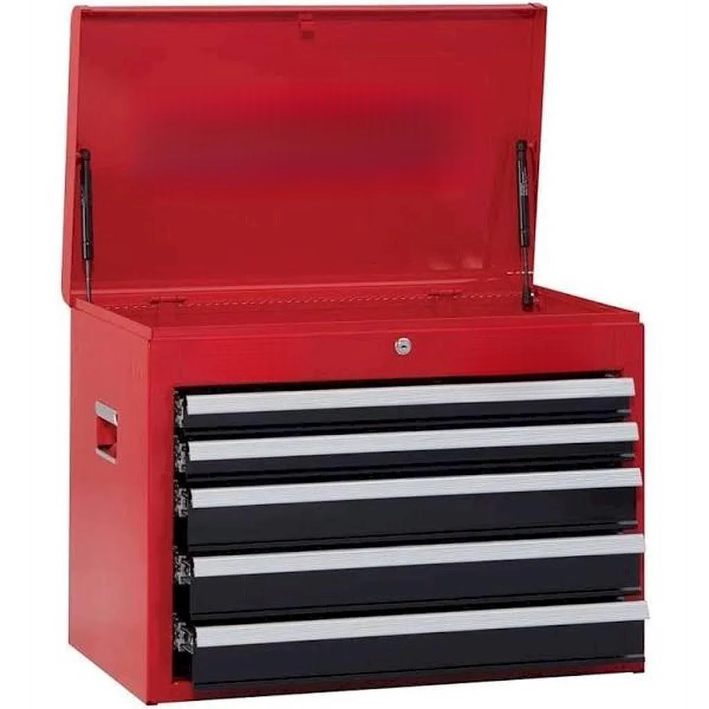 26-in W x 19.75-in H 5-Drawer Steel Tool Chest (Red)