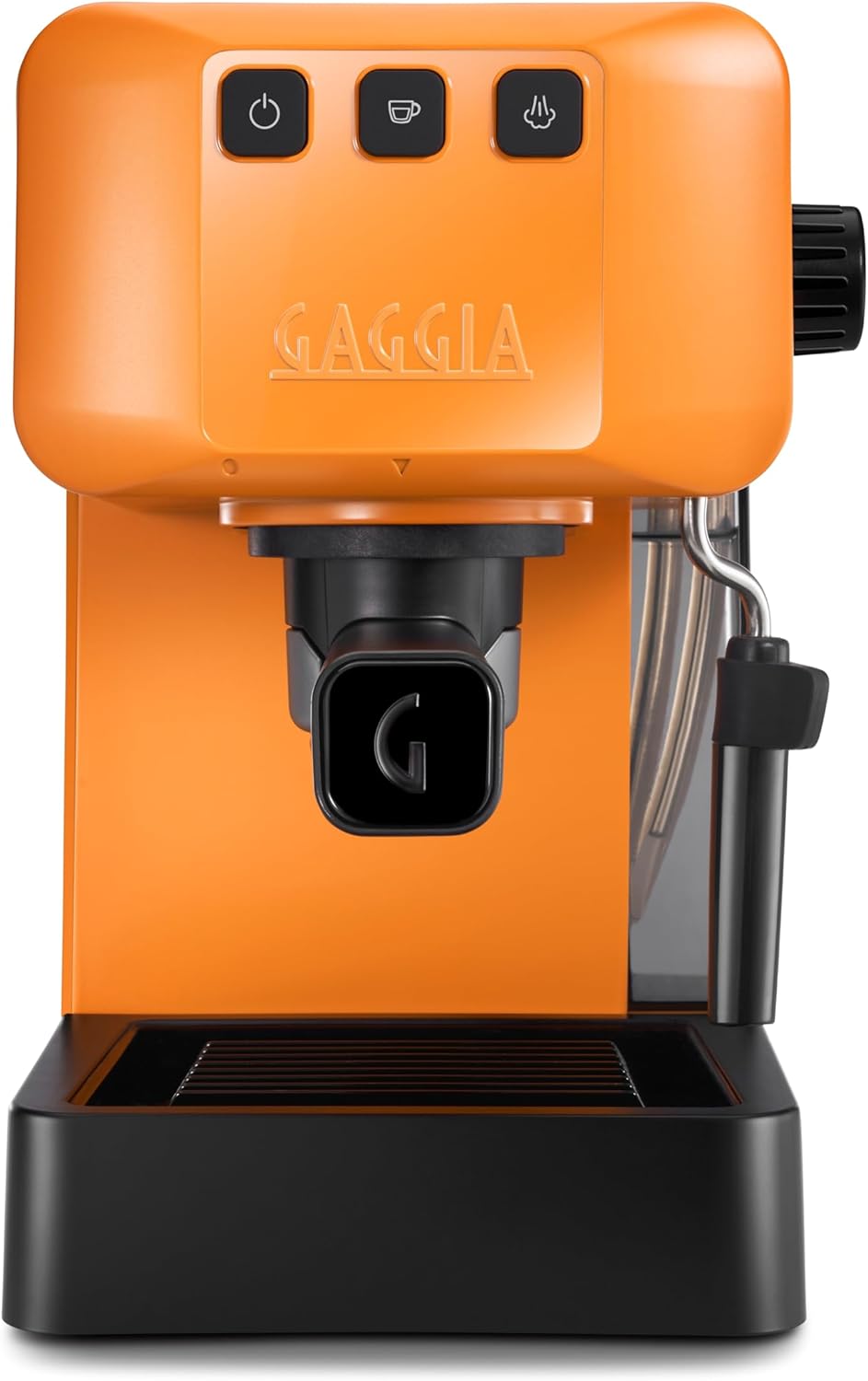 Gaggia EG2109 BLACK Manual Espresso Coffee Machine, Ground or Pods POD System for Creamy Espressi with Waffles, Automatic Pre-Infusion, New Model 2023, 100% Made in Italy