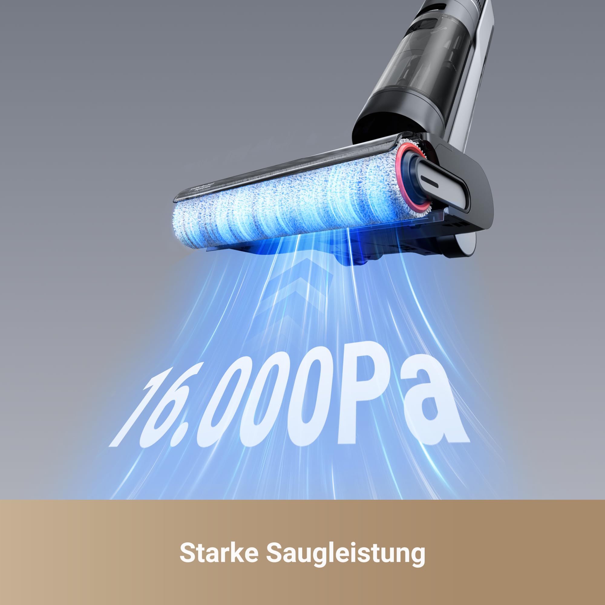 Nass- und Trockensauger H12 Pro Ultra 16.000 Pa Saugkraft 60 °C Bürstenreinigung Doppel-Kantenreinigung 3 Betriebsmodi