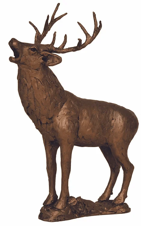 Rutting Stag Bronze Sculpture
