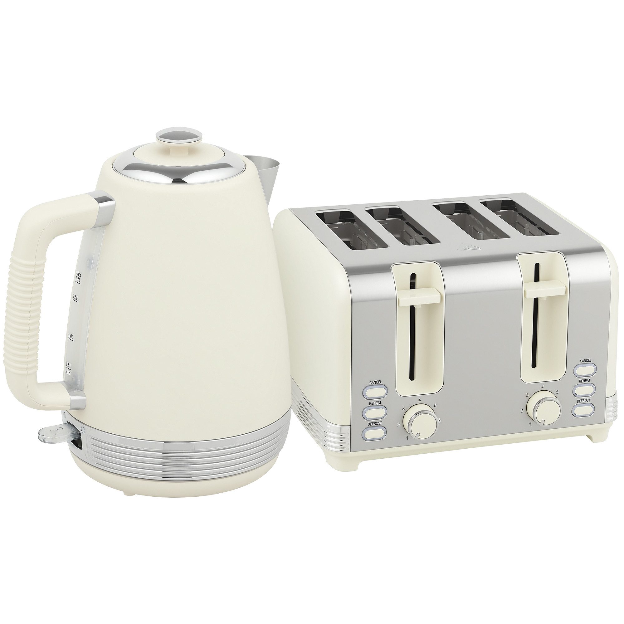 Wasserkocher Wasserkocher- und Toaster-Set, 1,7 L, 2200W, Strix Thermostat
