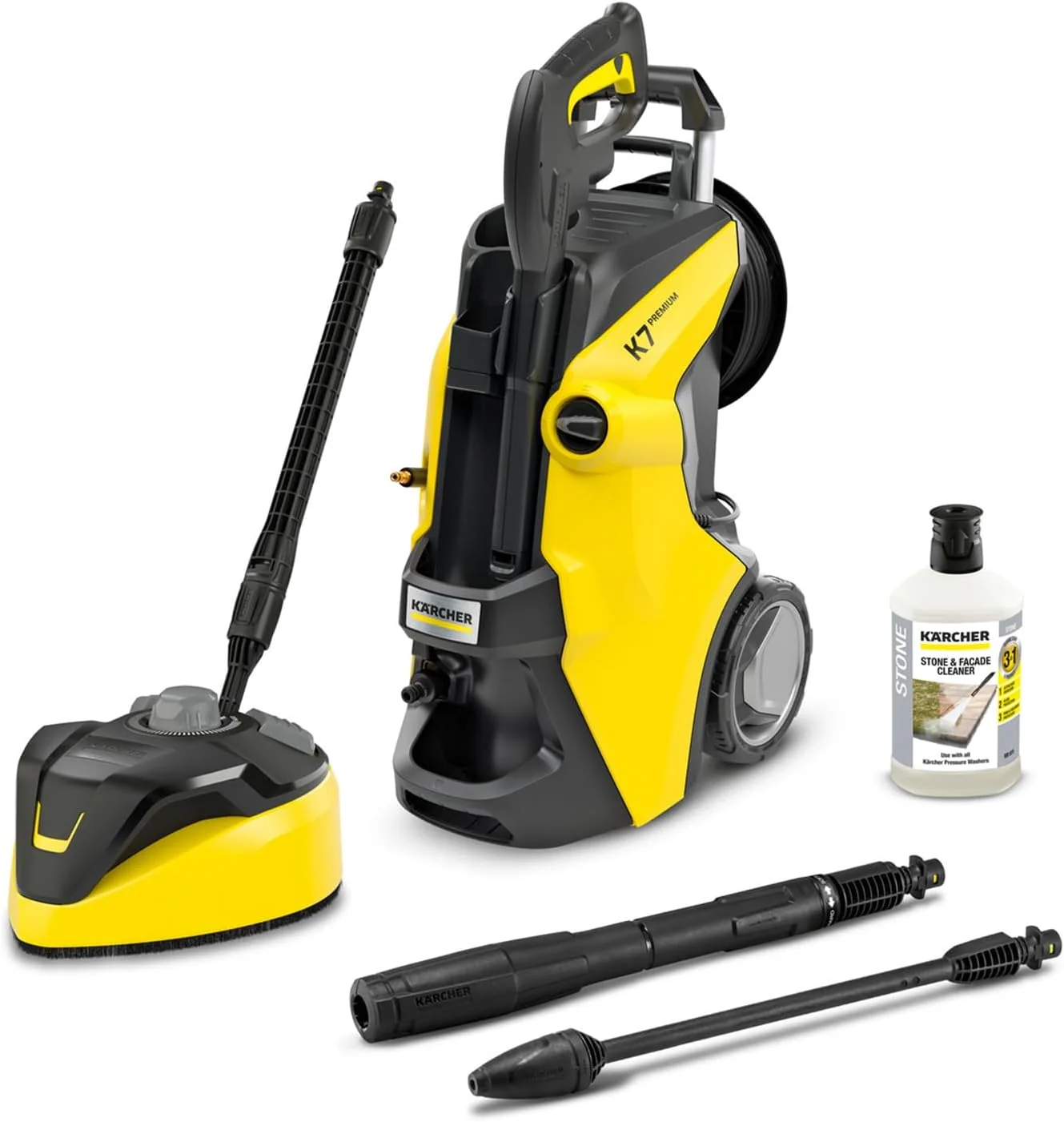 Kärcher Hochdruckreiniger K 7 Premium Power Home, Durchfluss: 600 l/h, Leistung: 3.000 W, mit Pistole, Druck: 180 bar, Flächenleistung: 60 m²/h