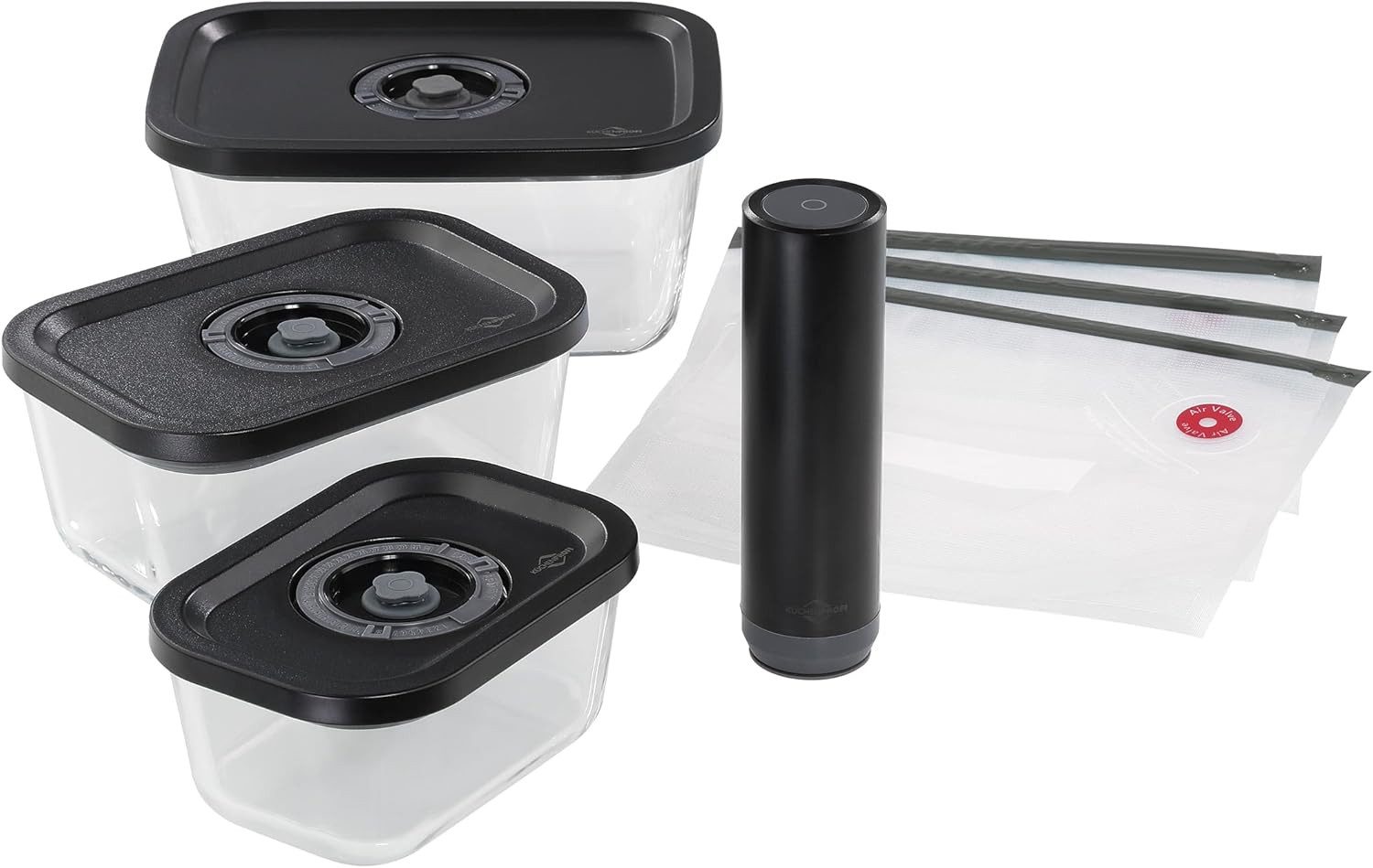 Hand-Vakuumierer Küchenprofi EASYFRESH Vakuum Set 7-teilig