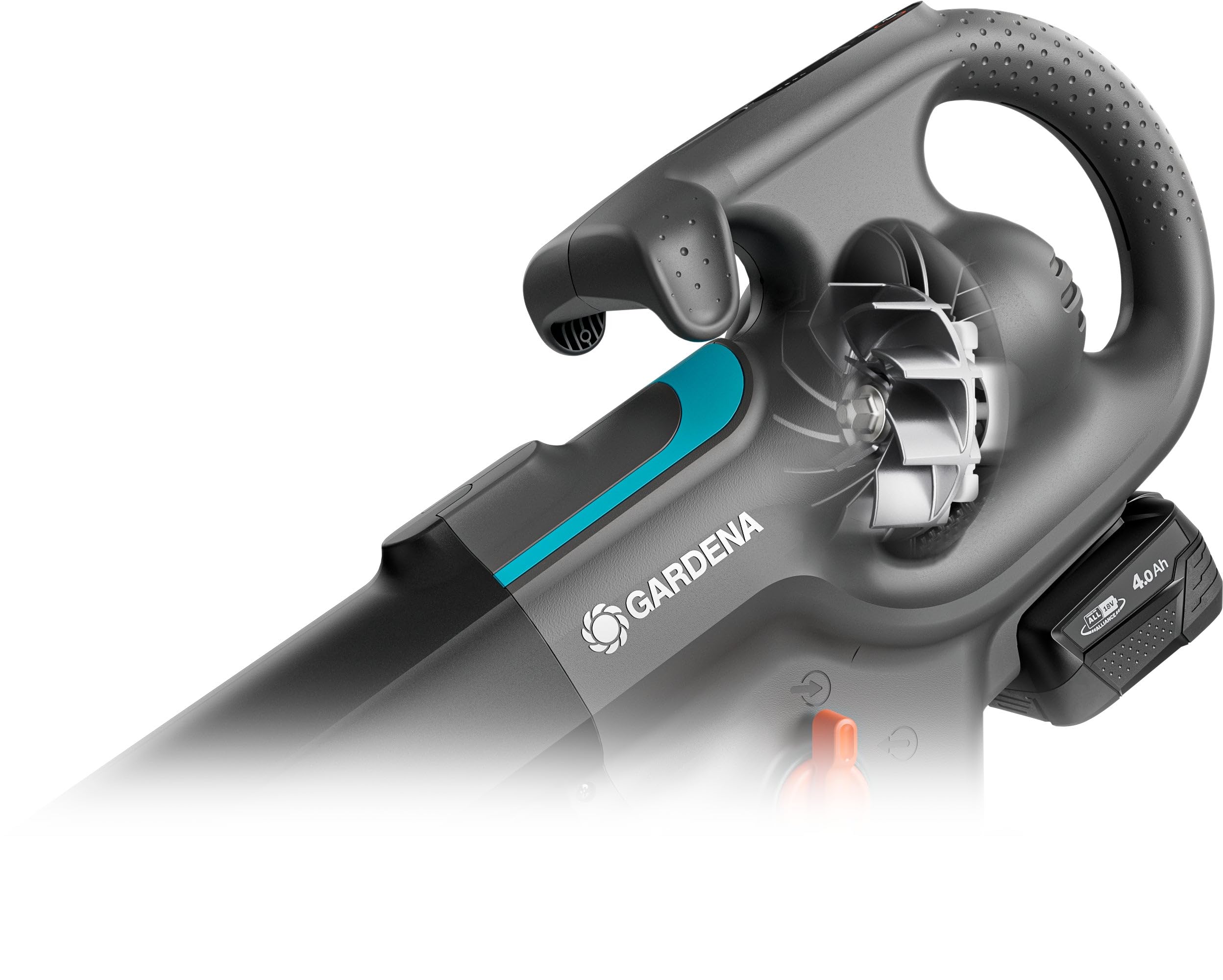 Gardena Akku Laubsauger Bläser PowerJet Collect 18V P4A Solo starker Luftstrom Fangsack 14895 55 Black