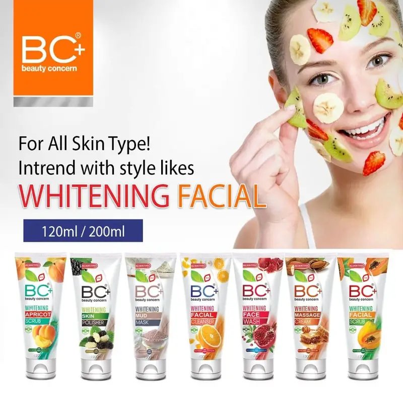 Beauty Concern BC+ Whitening Facial Range 7 Steps