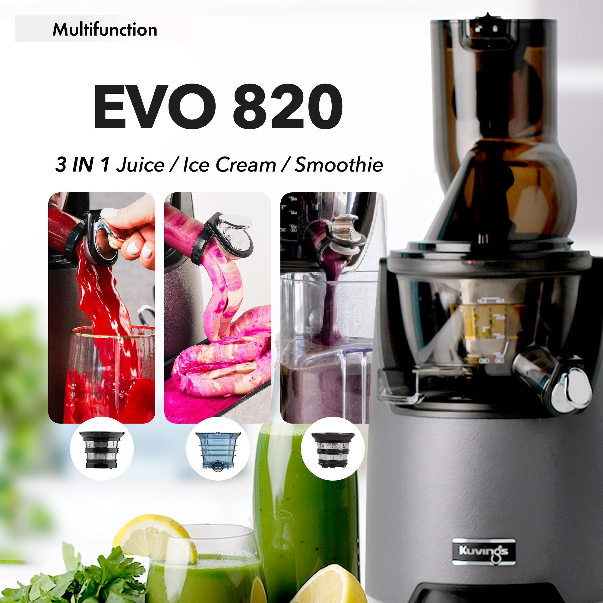 Entsafter Whole Slow Juicer EVO820 Signature (NS-1256CEC)