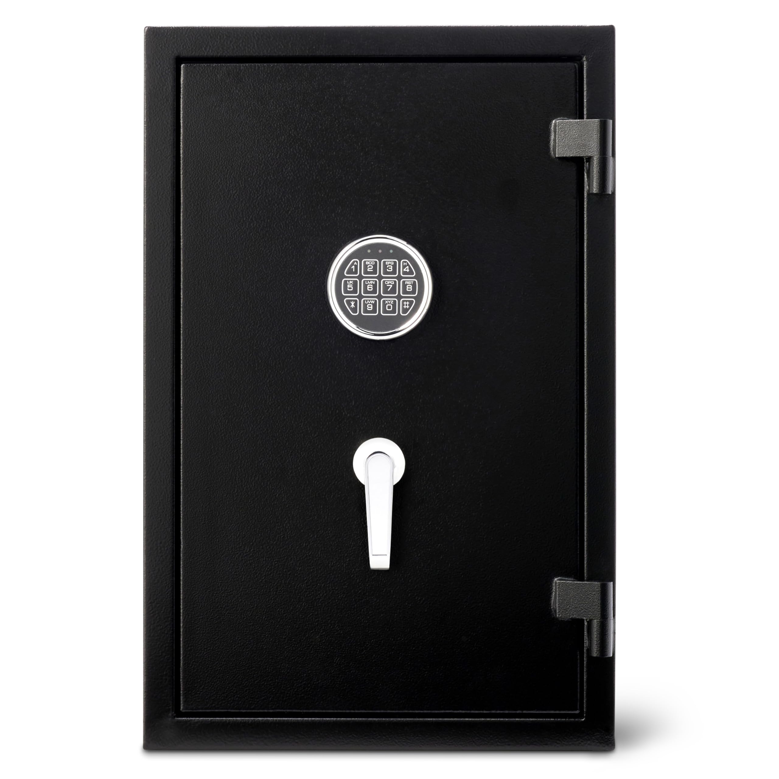Amazon Basics feuerfester Safe mit programmierbarem elektronischem Tastenfeld 60 l schwarz 43x35x66 cm