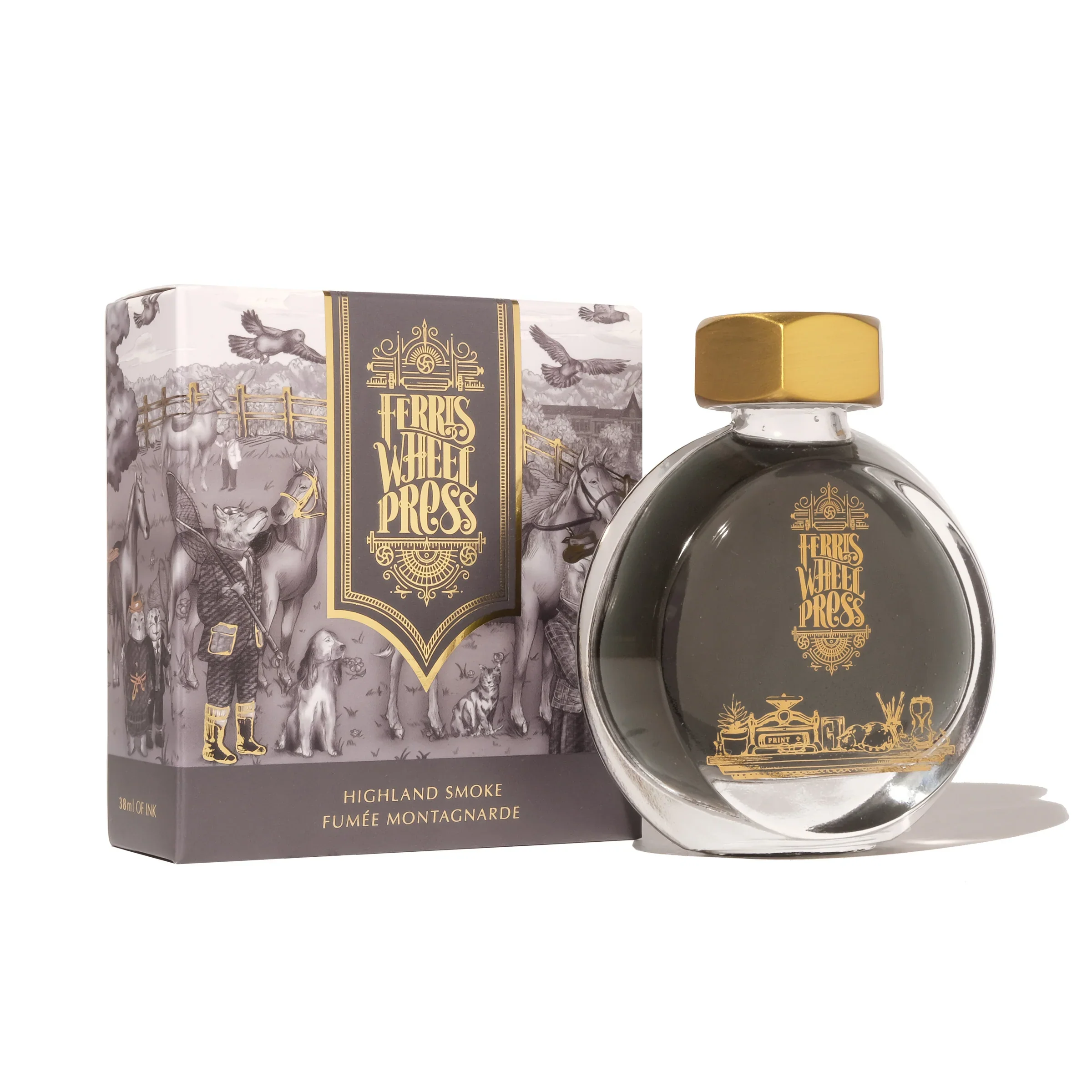 Ferris Wheel Press Fountain Pen Ink - Highland Smoke