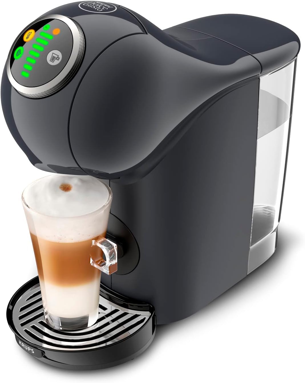NESCAFE? DOLCE GUSTO Krups Genio S, Macchina per Caffè Espresso e Altre bevande in capsula, Automatica, Bianco