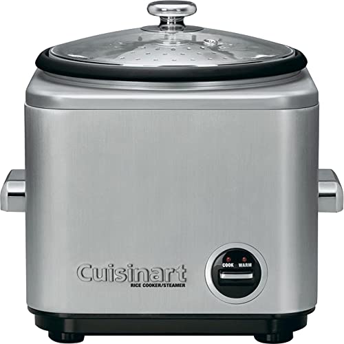 Cuisinart CRC 800P1 8 Cup Stainless Steel Rice Cooker/Steamer Bundle with 1 YR CPS Enhanced Protection Pack: Home & Kitchen