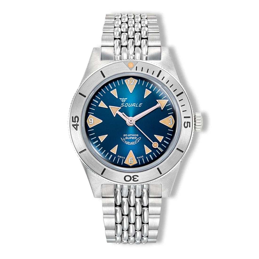 Orologio Super Squale quadrante blu diver 200mt SUPERSSABL.AC