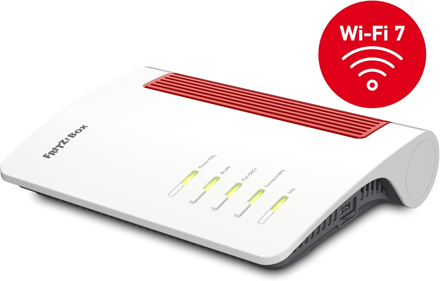 FRITZ!Box 7690 (Wi-Fi 7 DSL-Router mit 5.760 MBit/s (5GHz) & 1.376 MBit/s (2,4 GHz), bis zu 300 MBit/s mit VDSL-Supervectoring und ADSL2+, WLAN Mesh, DECT-Basis, deutschsprachige Version)