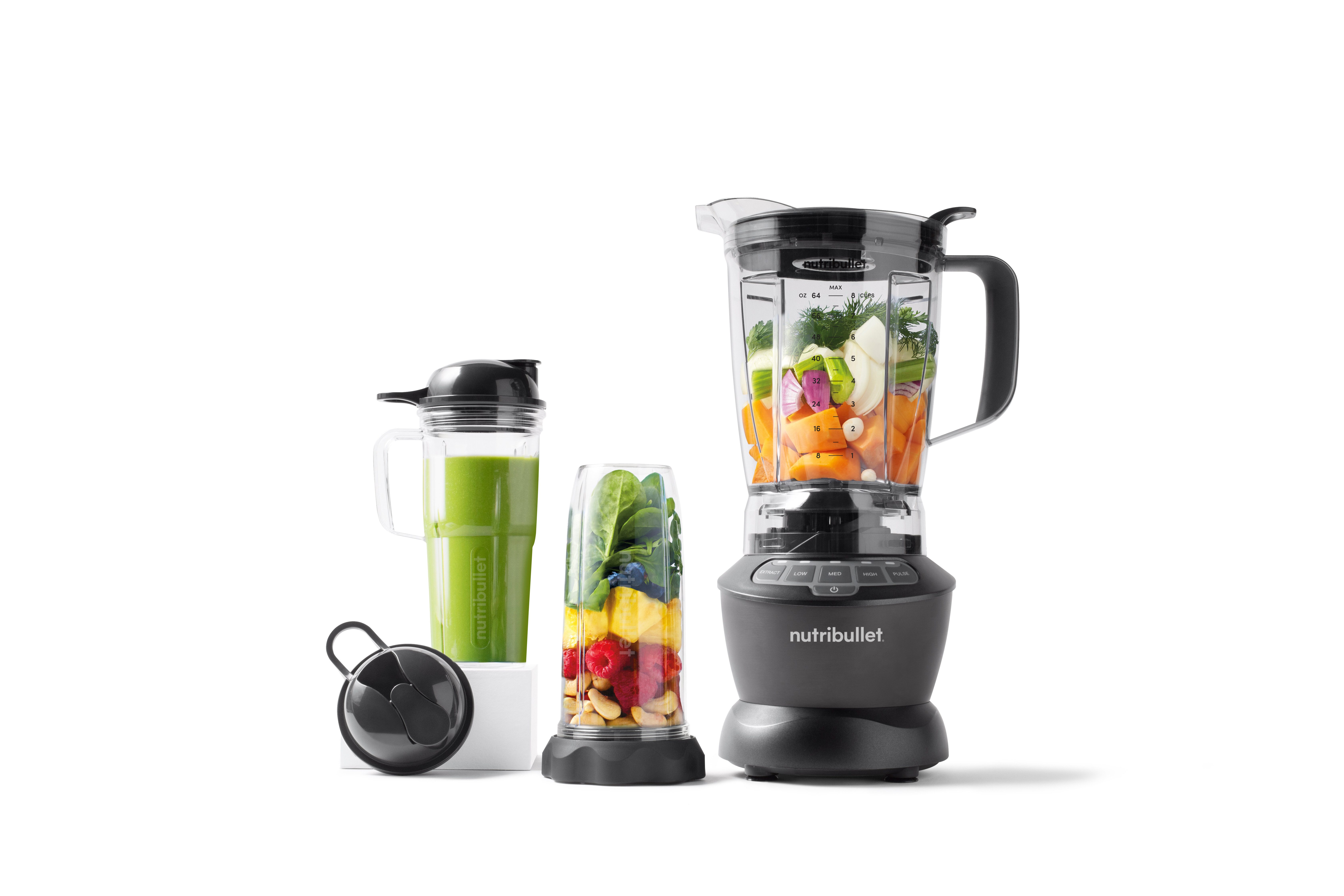 Standmixer Full Size Blender Combo NBF500DG, 1200 Watt, Dunkelgrau