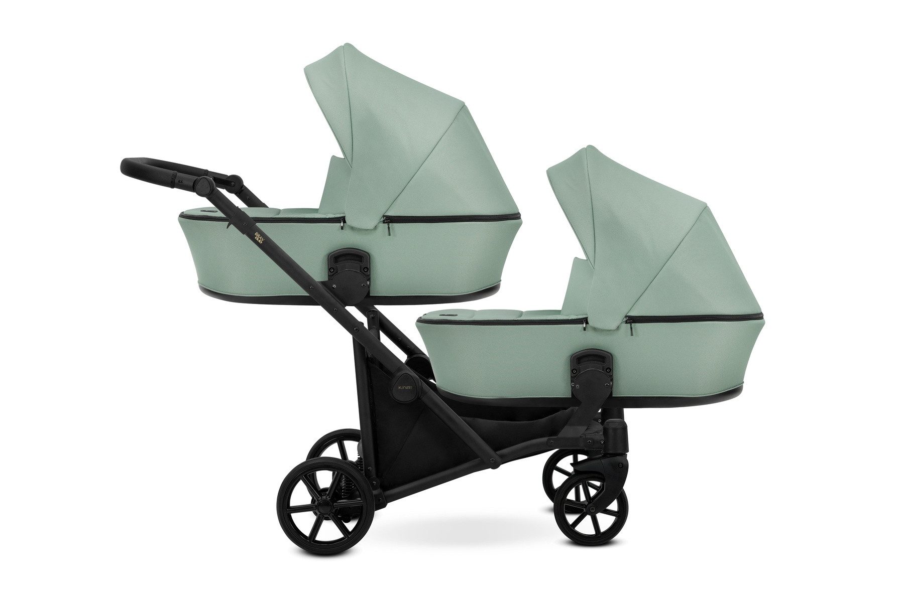 Zwillings-Kombikinderwagen BRAV DUO 2in1 Doppelkinderwagen von KUNERT - Flexibel und Kompakt