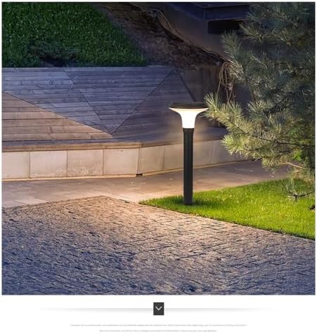 Stilvolle wasserdichte Gartenlampe, 92 cm, Außenleuchte für Villen, Innenhöfe und Wohnbereiche, ideal für Wege und Landschaftsdekoration (1 Stück)