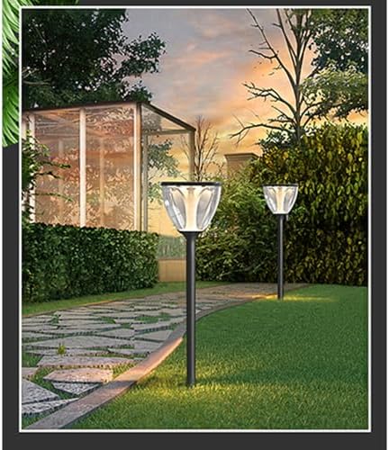 Moderne wasserdichte Gartenlampe, 85 cm, Außen-Landschaftslicht für Villen, Innenhöfe und Häuser, elegante LED-Gartenbeleuchtung (1 Stück)
