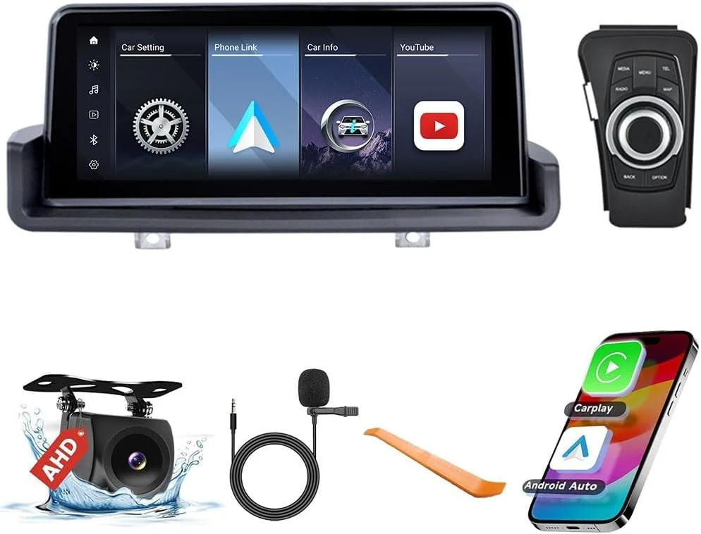 Auto CarPlay Android Auto Navigations-Stereo Touch-Screen GPS Für BMW 3 Series E90 2007-2012 OEM NO Screen/CCC 10.25' Radio Display IPS Headunit