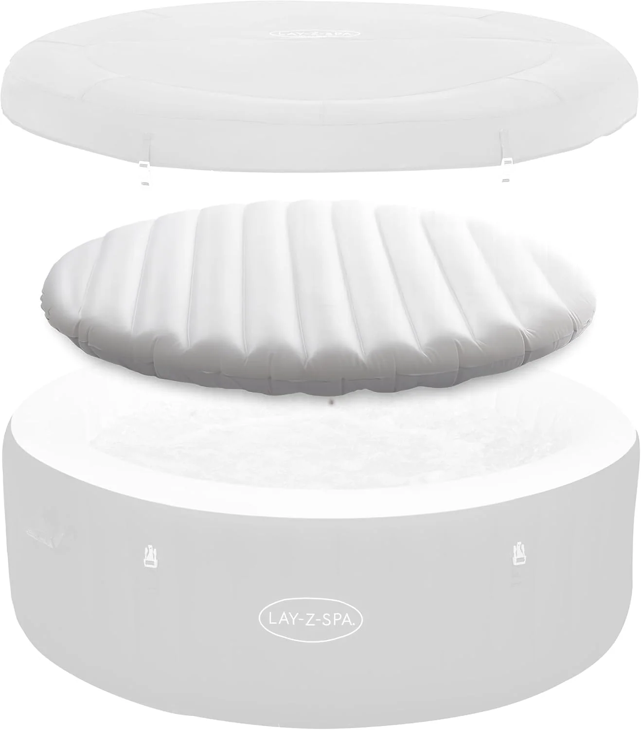 Bestway Ersatzteil Aufblasbare Abdeckung für Lay-Z-SPA Grenada AirJet Whirlpool Ø 236 cm, rund