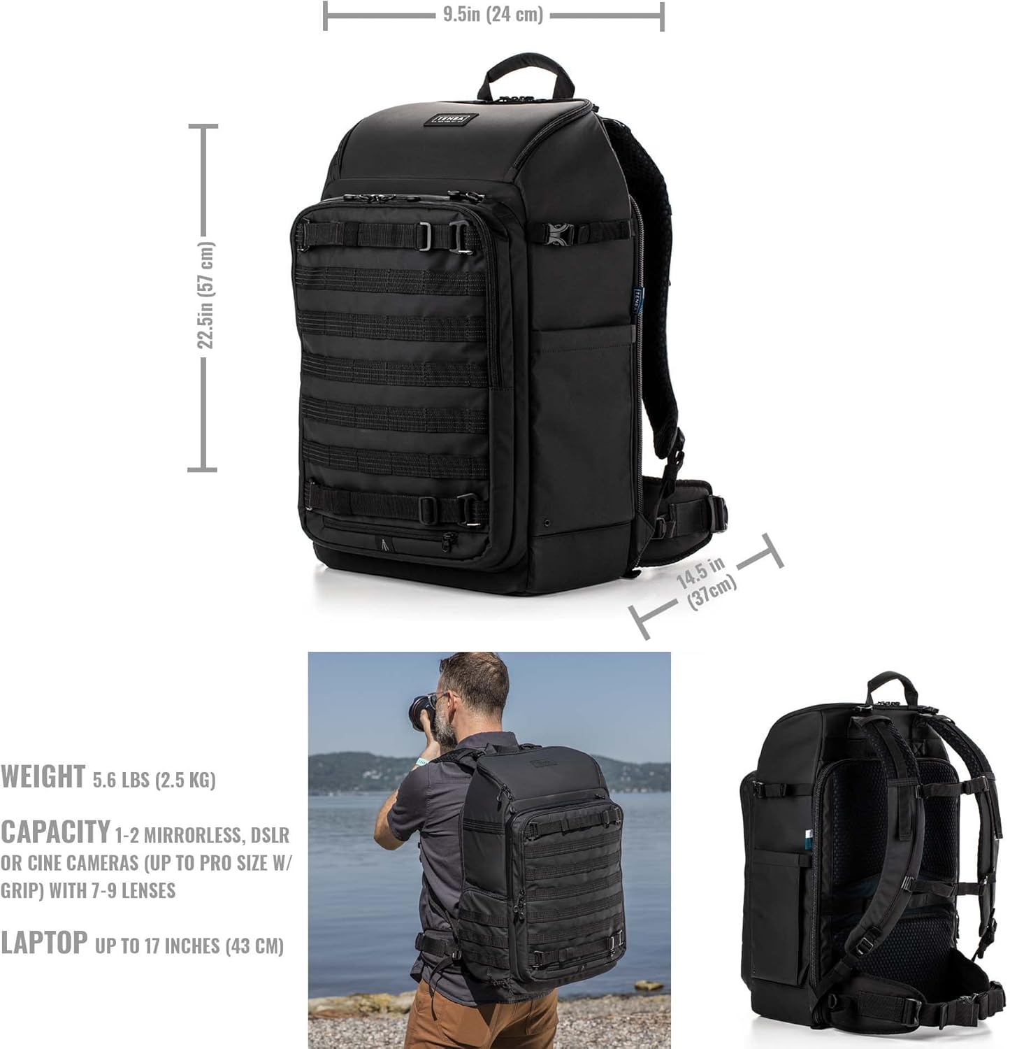 TENBA Sac AXIS V2 Backpack 32L Noir