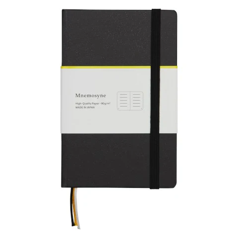 Maruman Mnemosyne A6 Journal - 6.5mm Lined - Black