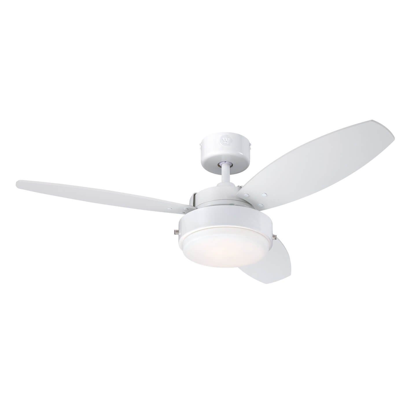 Deckenventilator Deckenventilator Alloy Weiß 105 cm mit Licht
