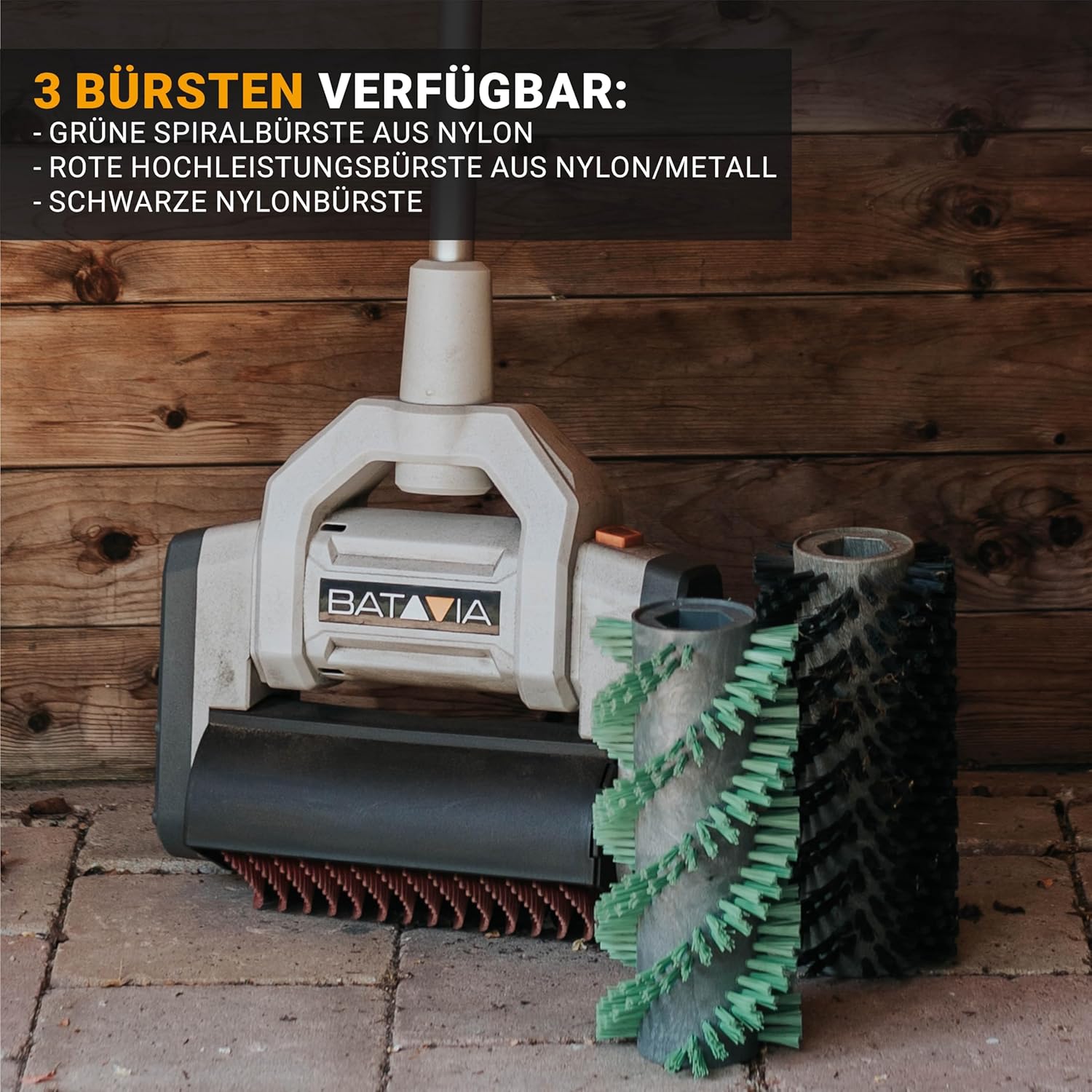 Maxxbrush 1020W Multi-Bürste | Komplettset mit 3 Bürsten