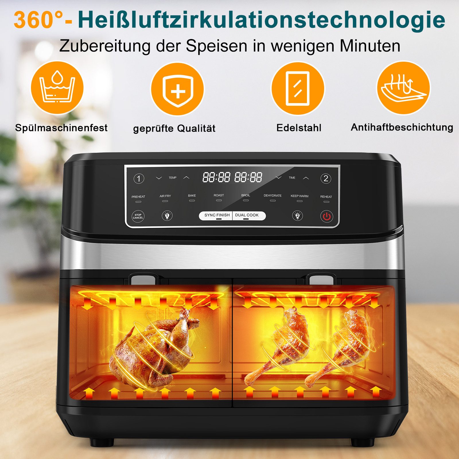 Heißluftfritteuse