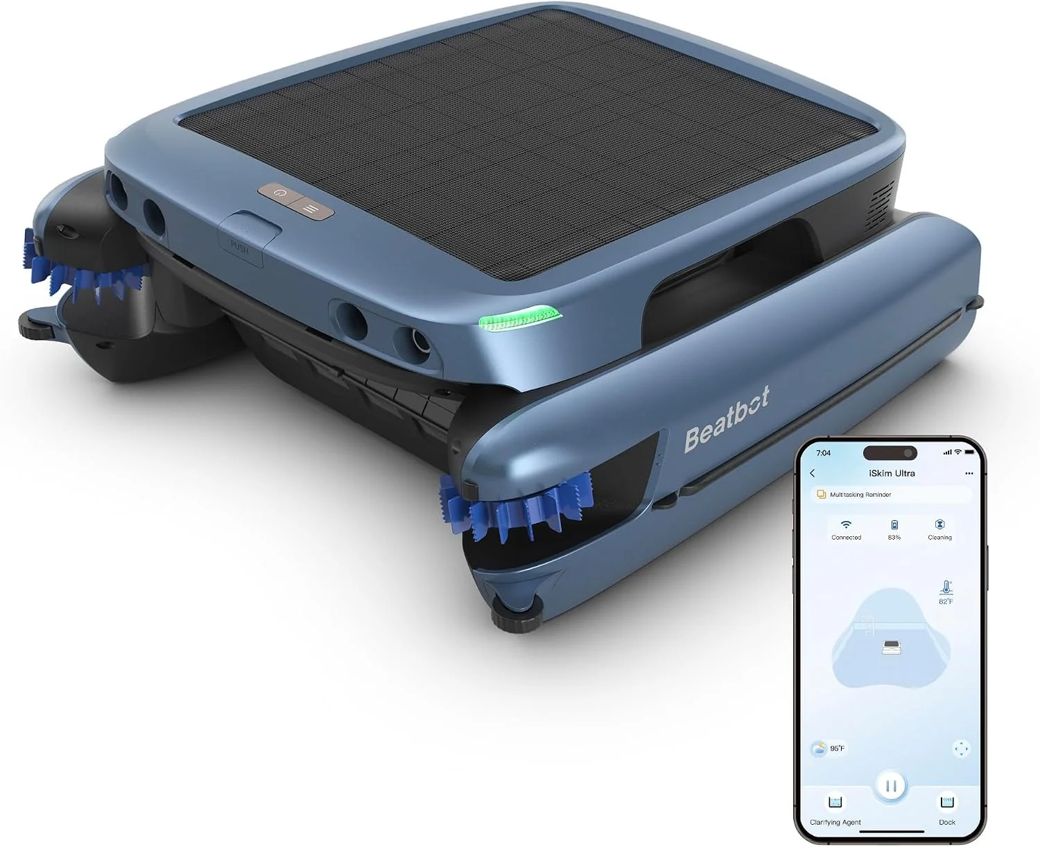 Beatbot iSkim Ultra solarbetriebener Roboter, Poolskimmer für Oberfläche