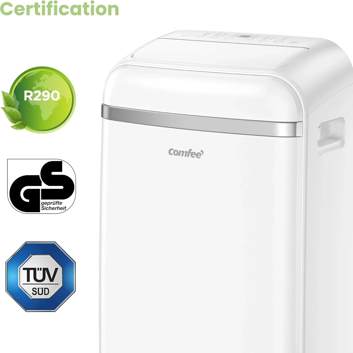 Comfee Mobiles Klimagert Easy Cool 2.0, 7000 BTU 2,0kW, K��hlen&Ventilieren&Entfeuchten, Raumgre bis 68m(25�O), APP-Steuerung/Alexa/Google Home/IFTTT, Mobile Klimaanlage mit Abluftschlauch