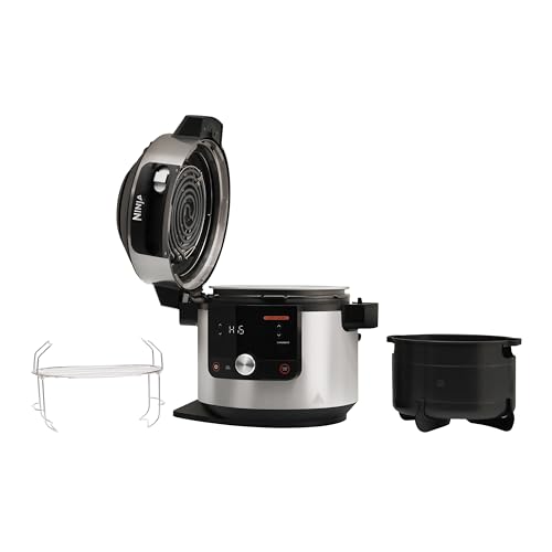 Ninja Foodi MAX Multicooker, Coperchio SmartLid, 12 Funzioni, Cottura Intelligente, 7.5L, Pentola a Pressione, Friggitrice ad Aria, Cottura a Vapore, Lenta, Acciaio Inox, OL650EU : Amazon.it: Videogiochi