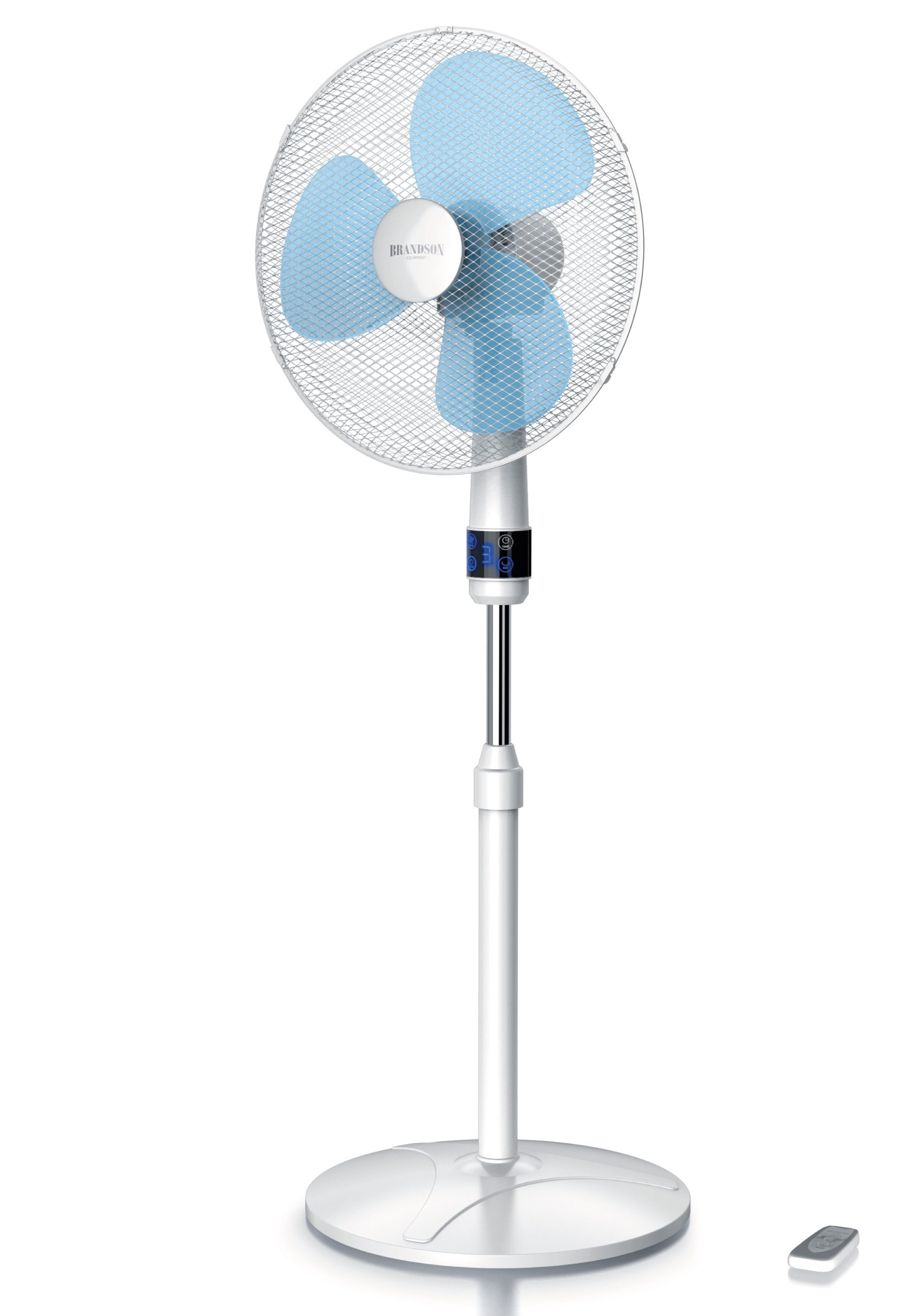 Standventilator Fernbedienung, leise, Höhe & Neigung verstellbar, Oszillation, 50W