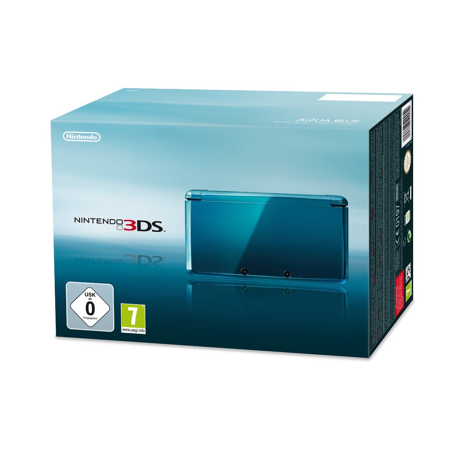 3DS - Konsole, Aqua blau